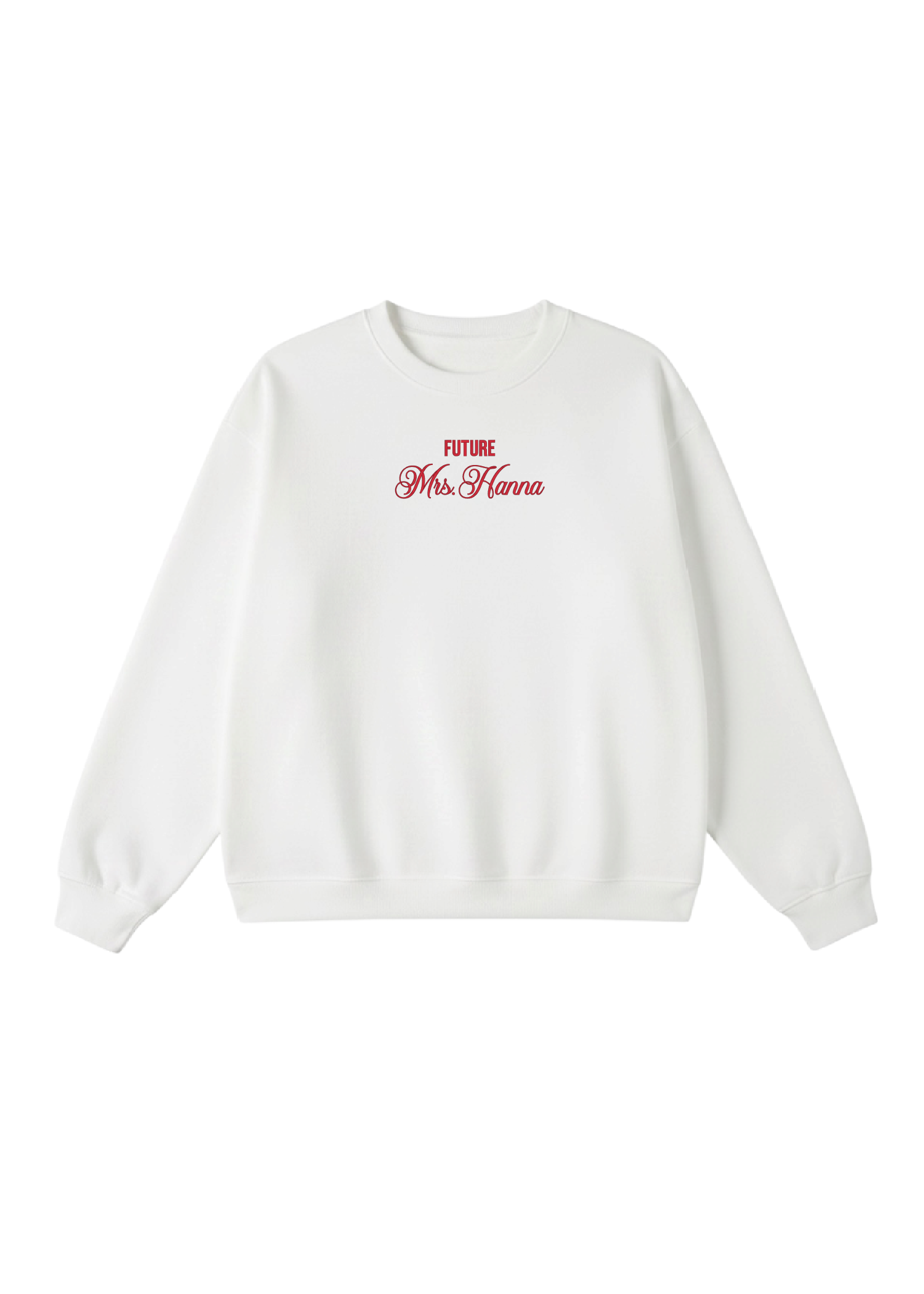 Embroidered Custom Future Mrs. Crewneck