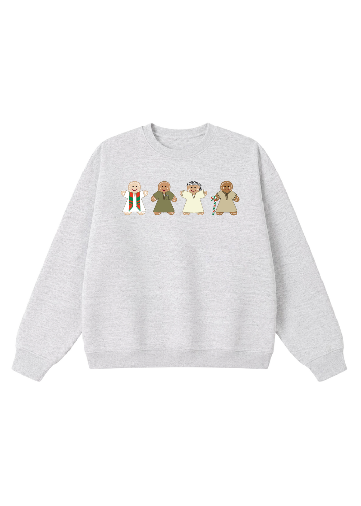 Gingerbread Men in Galabeyas Crewneck