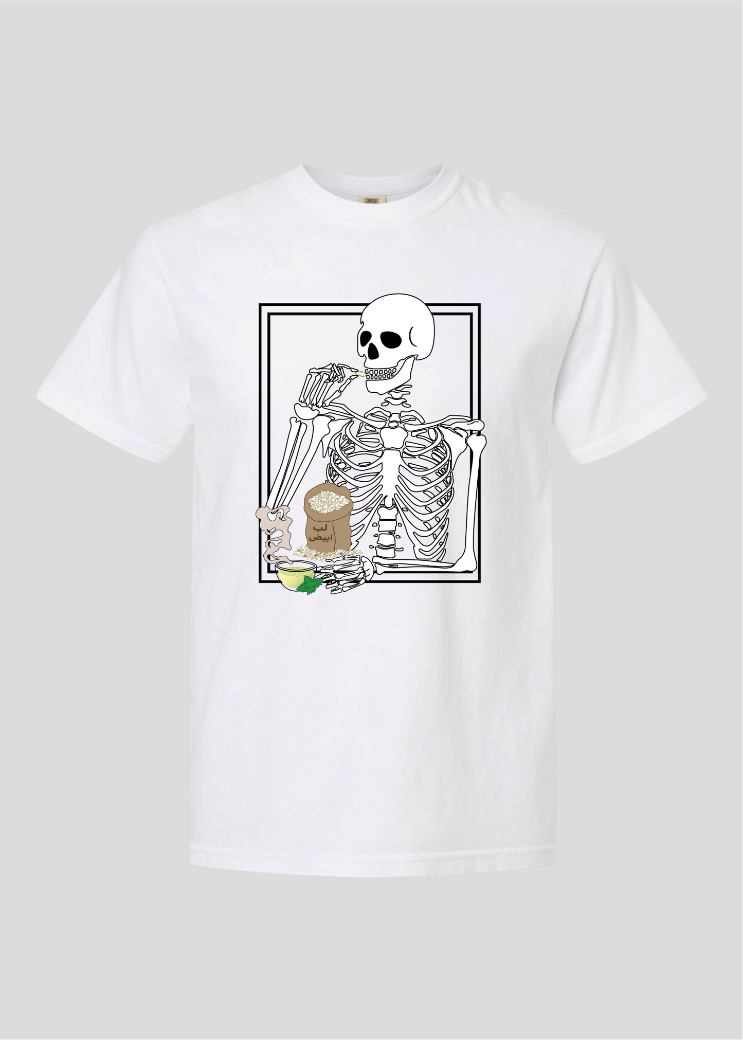 Skeleton Lib (Pumpkin Seeds) and Tea Tee