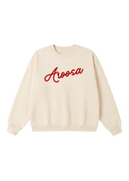 Aroosa Cursive Script Crewneck
