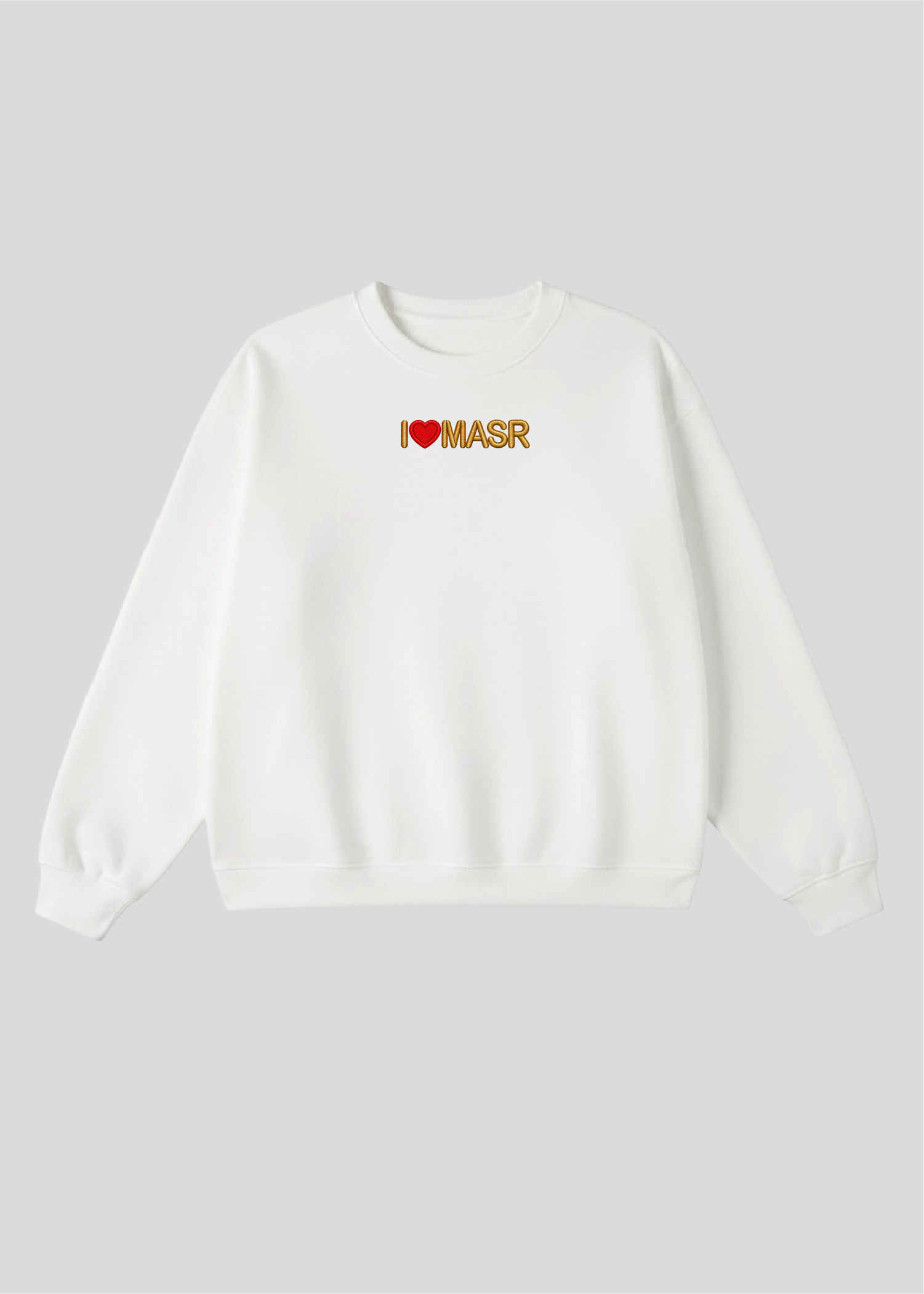 Embroidered I Heart Masr Crewneck