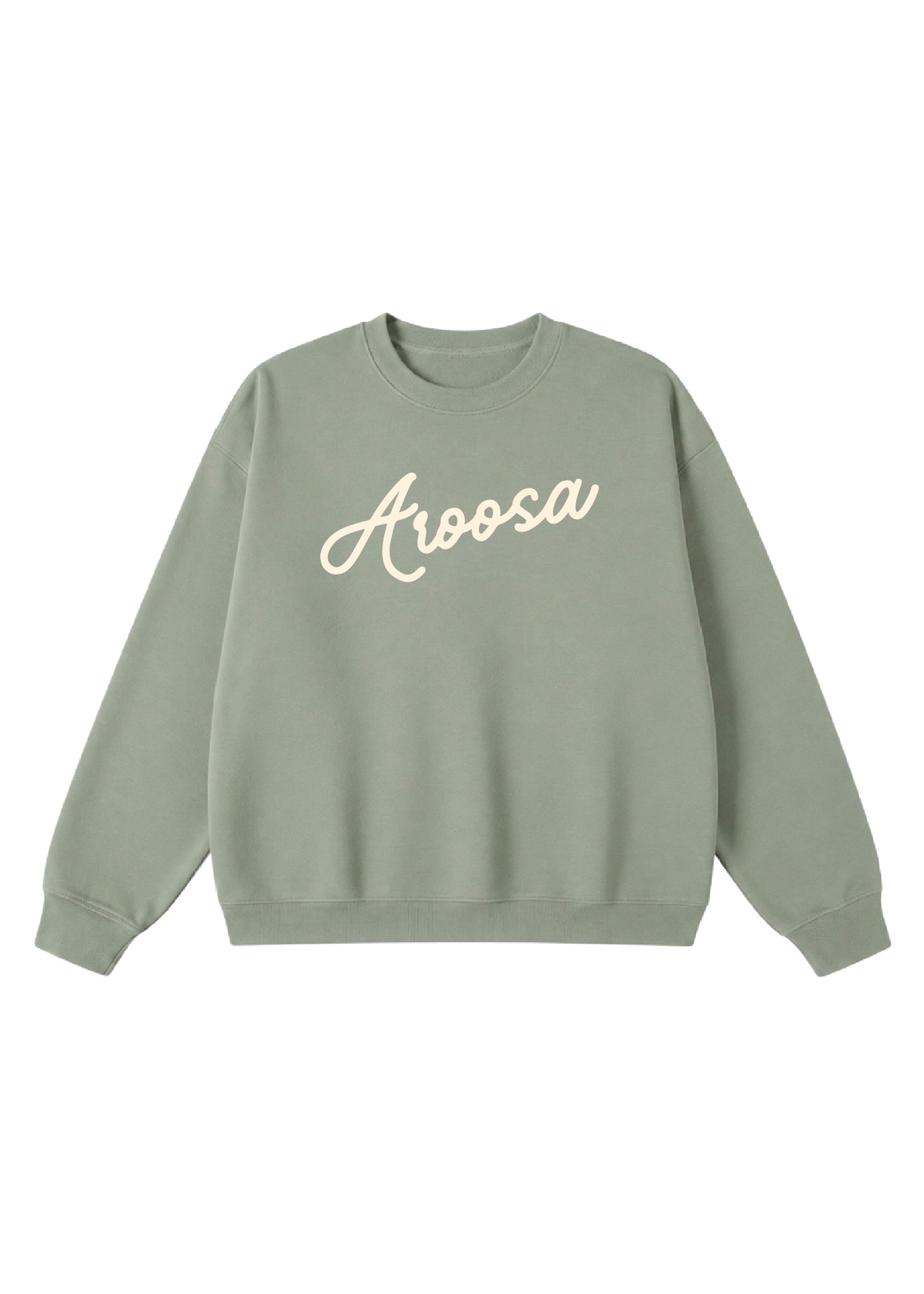 Aroosa Cursive Script Crewneck