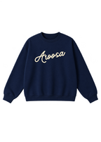 Aroosa Cursive Script Crewneck
