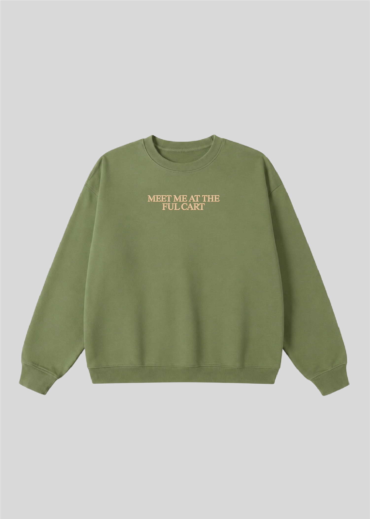 Embroidered Meet Me at the Ful Cart Crewneck