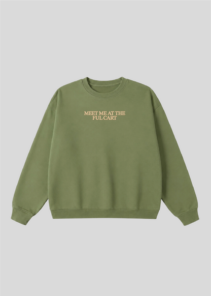 Embroidered Meet Me at the Ful Cart Crewneck