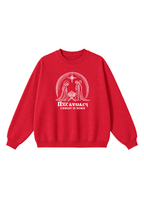 Christ Is Born Nativity Scene Crewneck