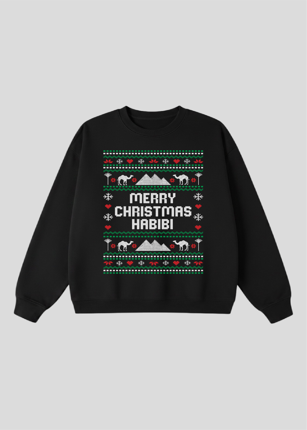 Merry Christmas Habibi - Ugly Christmas Crewneck