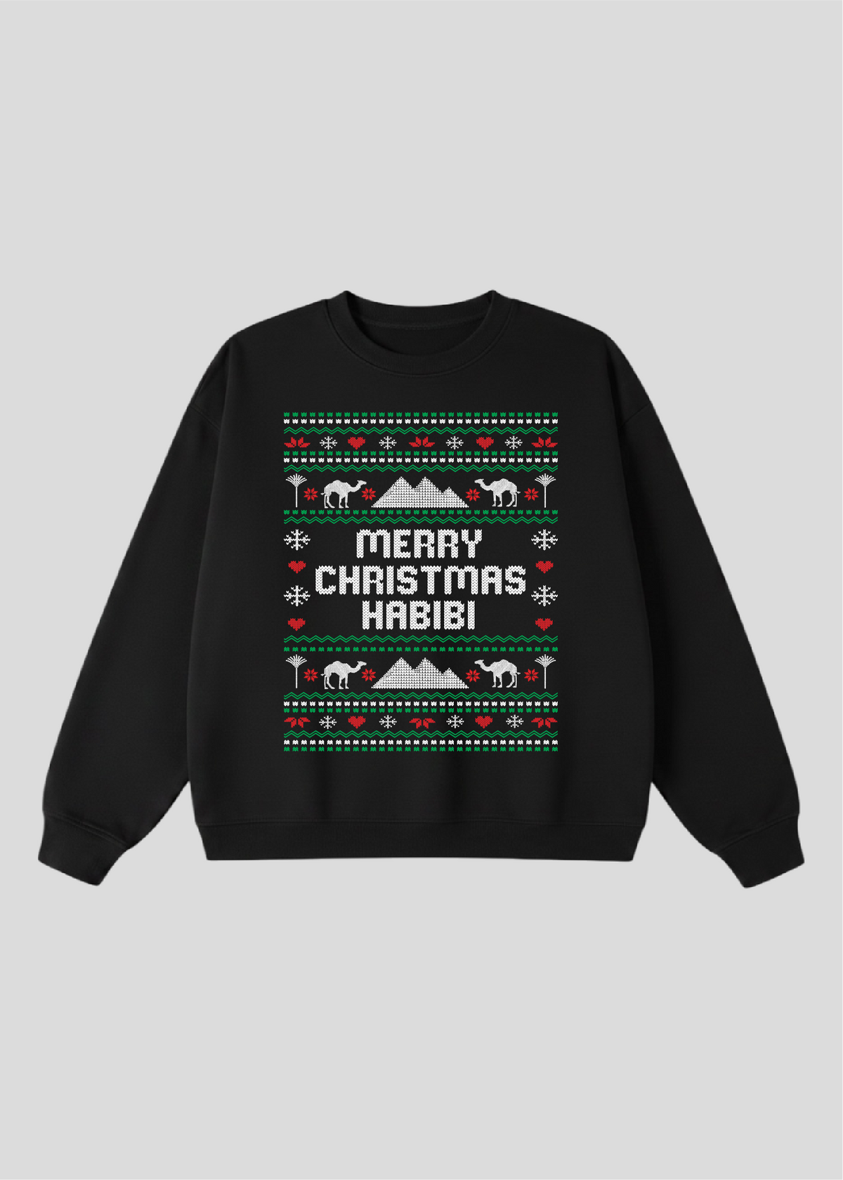 Merry Christmas Habibi - Ugly Christmas Crewneck