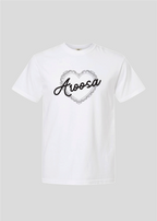 Vintage Scalloped Heart Aroosa Tee