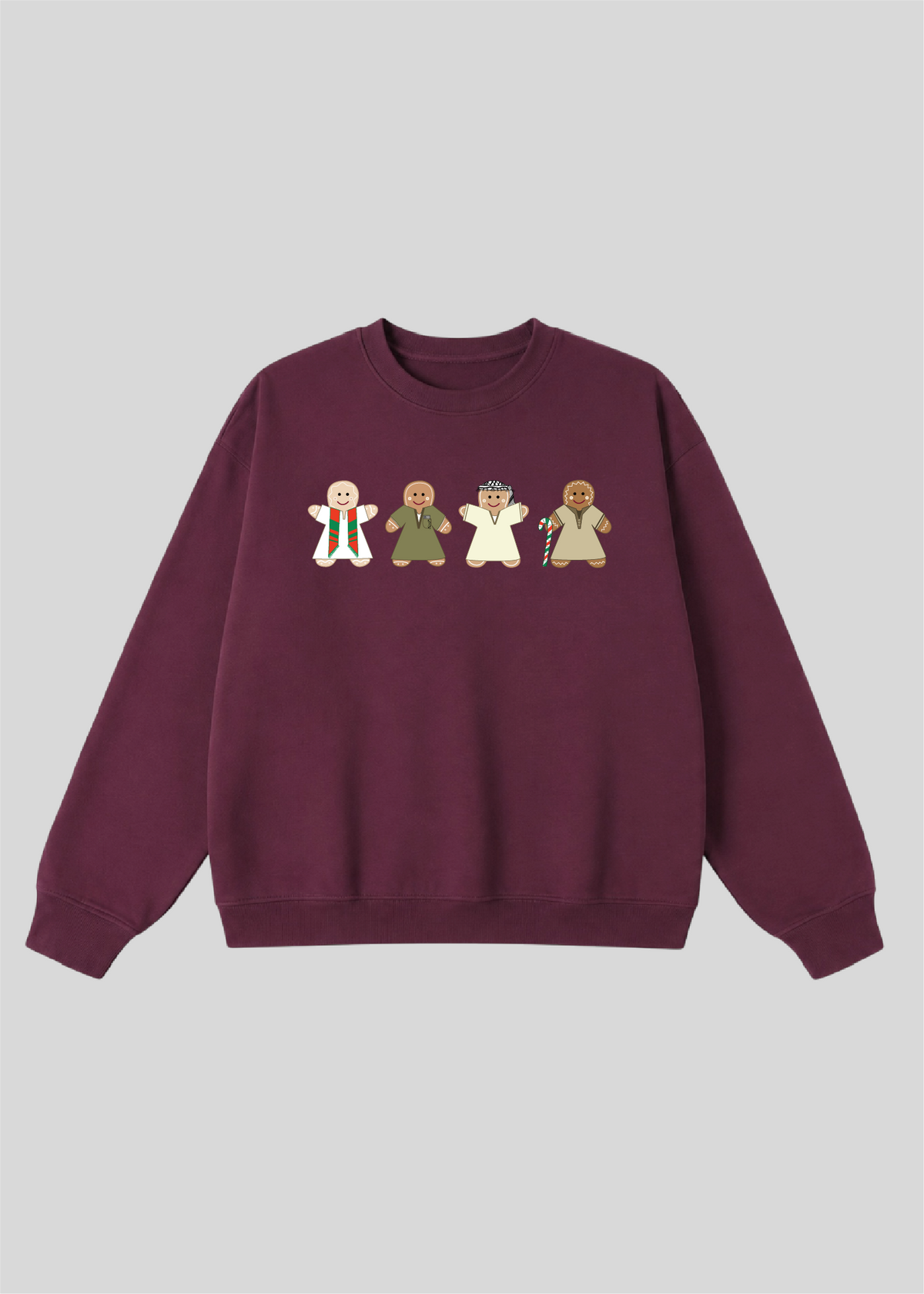 Gingerbread Men in Galabeyas Crewneck