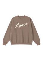 Aroosa Cursive Script Crewneck