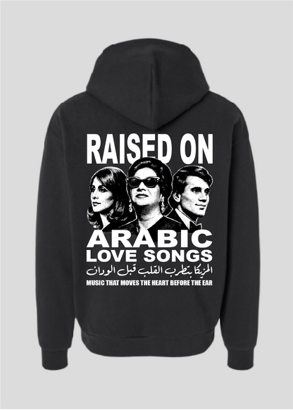 [Embroidered and Printed] Tarab: Raised on Arabic Love Songs Hoodie