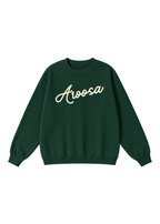Aroosa Cursive Script Crewneck