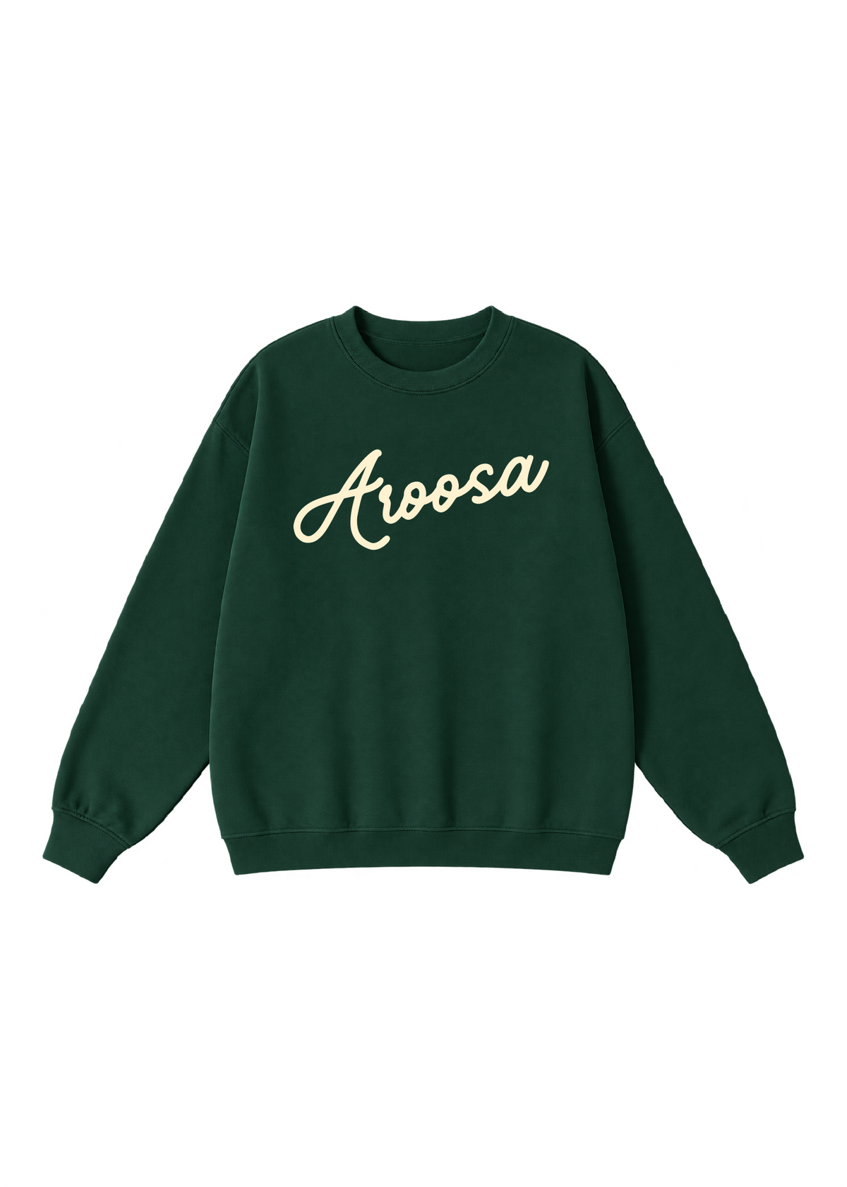 Aroosa Cursive Script Crewneck