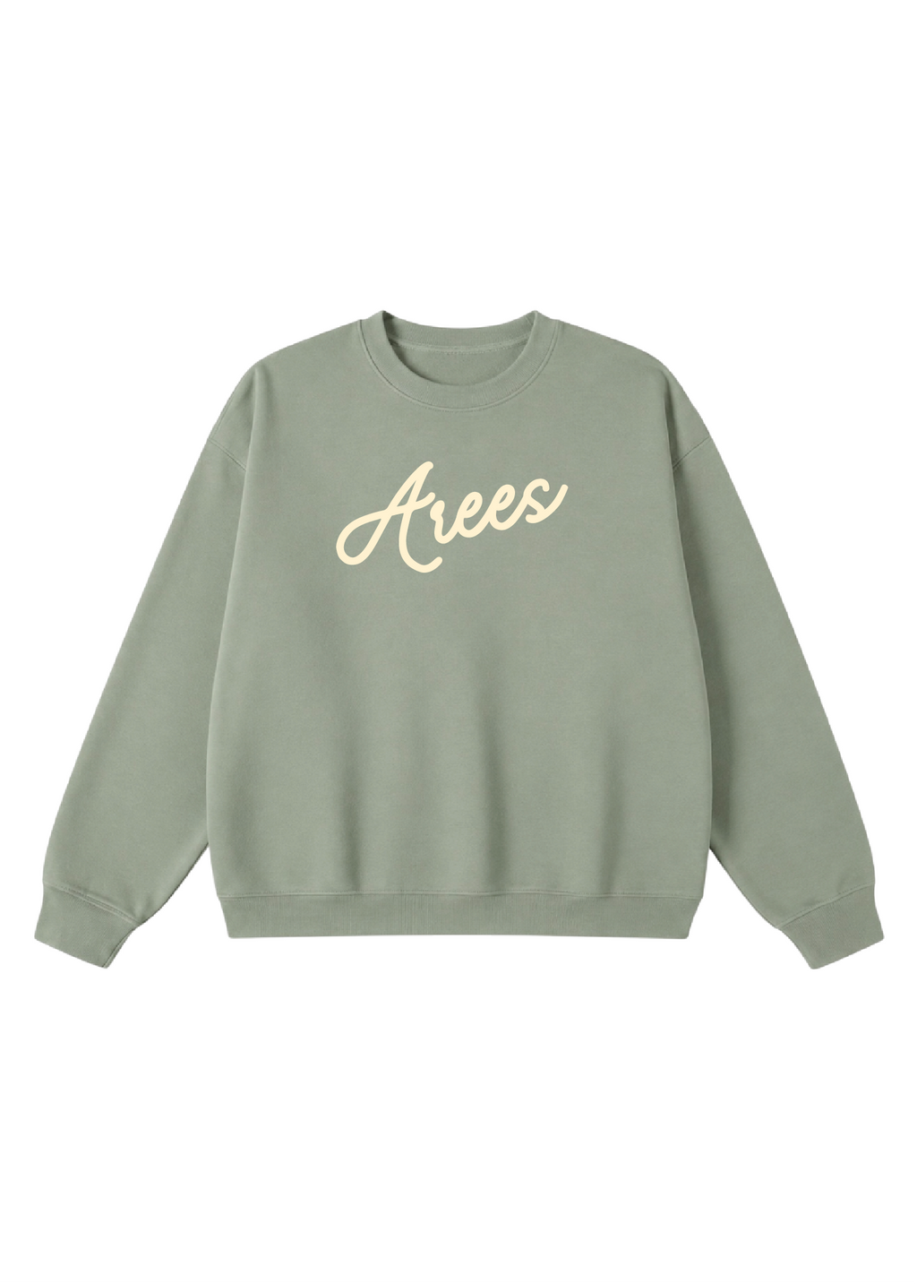 Arees Cursive Script Crewneck