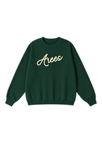 Arees Cursive Script Crewneck