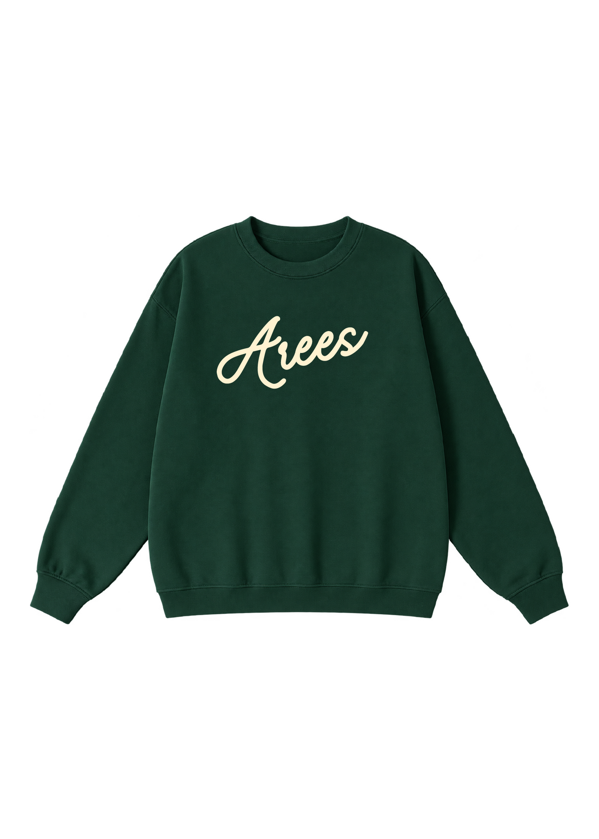 Arees Cursive Script Crewneck
