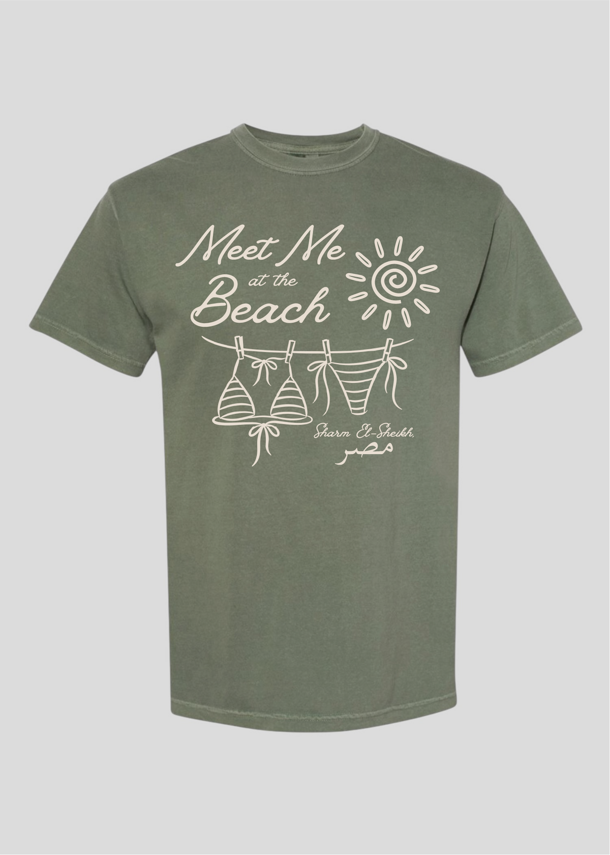Meet Me at the Beach- Egypt Bikini Tee