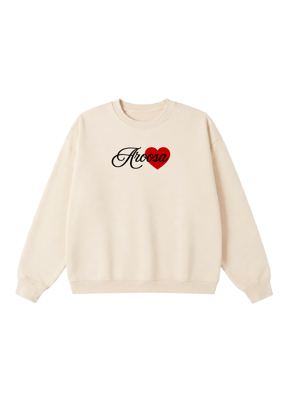 Aroosa Heart Crewneck