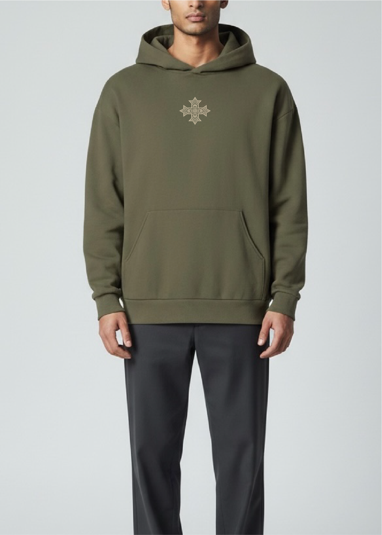 [DEAL HOODIE] Embroidered Unisex Mystery Coptic Cross Hoodie