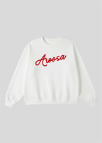 Aroosa Cursive Script Crewneck