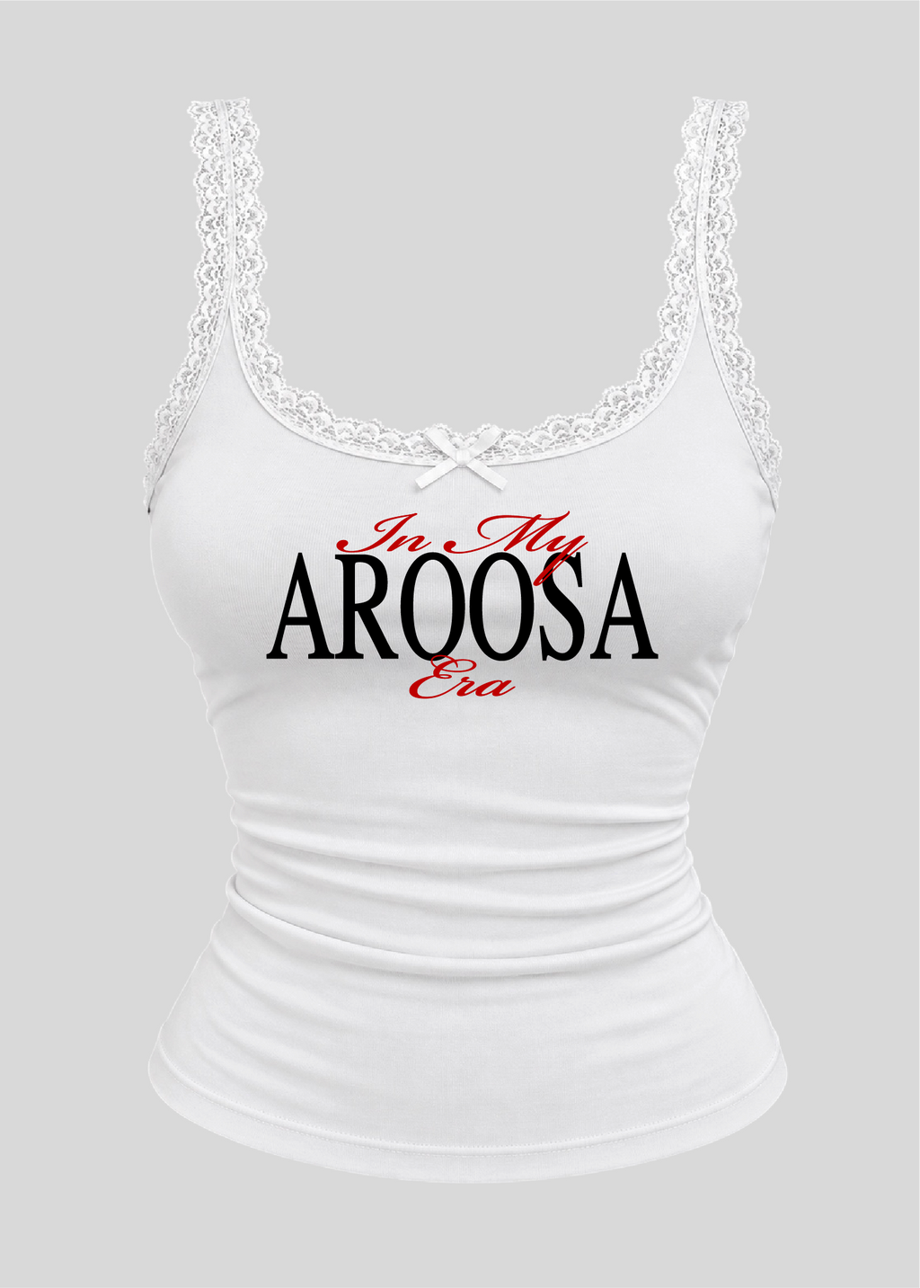 In My Aroosa Era Lace Tank Top