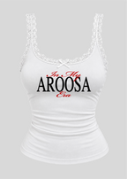 In My Aroosa Era Lace Tank Top