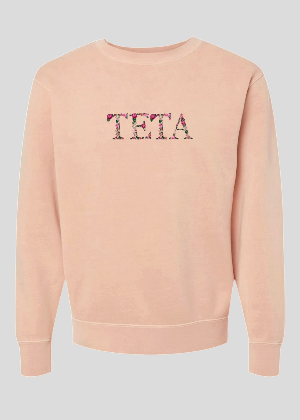 Embroidered Floral Teta Sweatshirts
