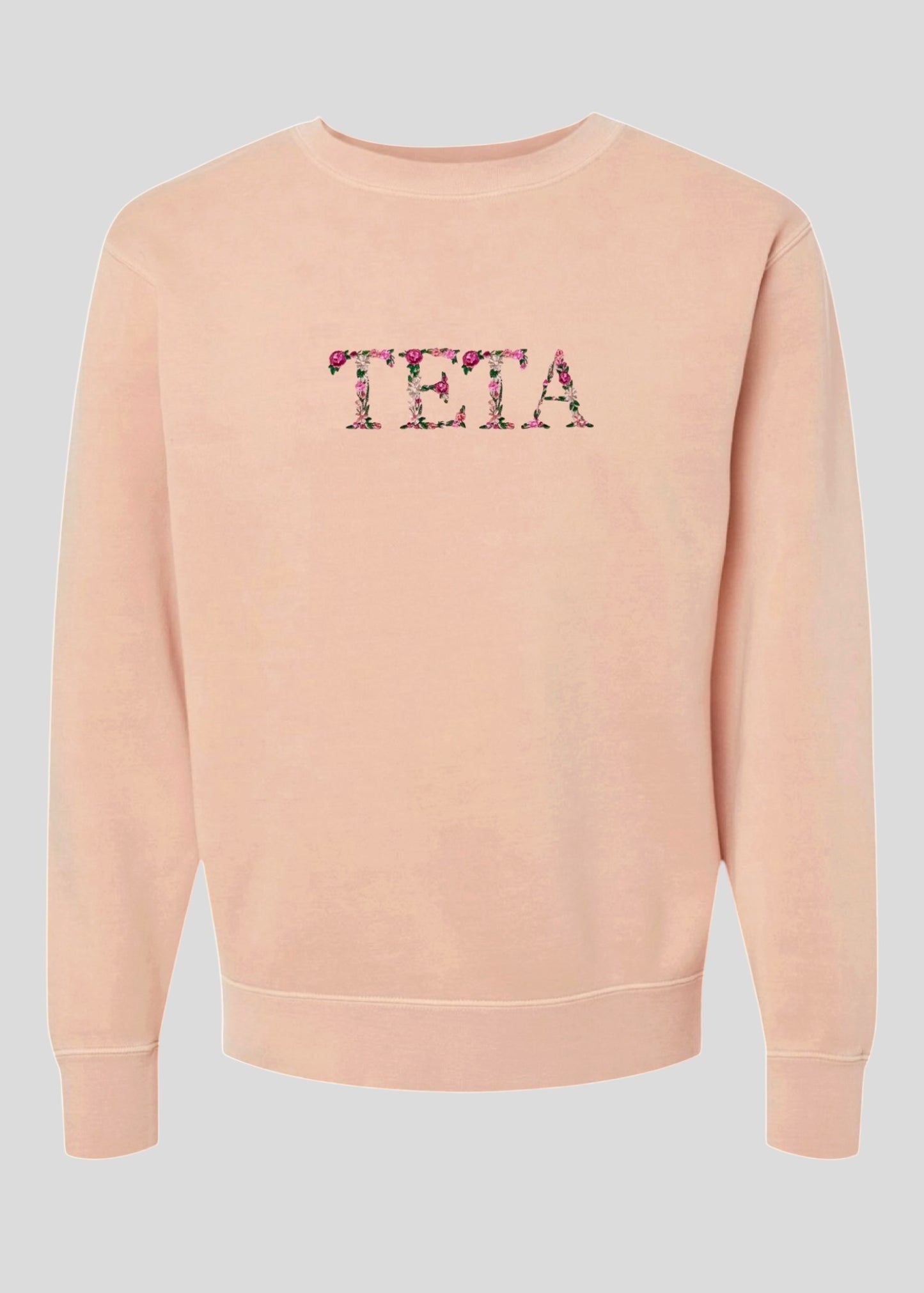 Embroidered Floral Teta Sweatshirts