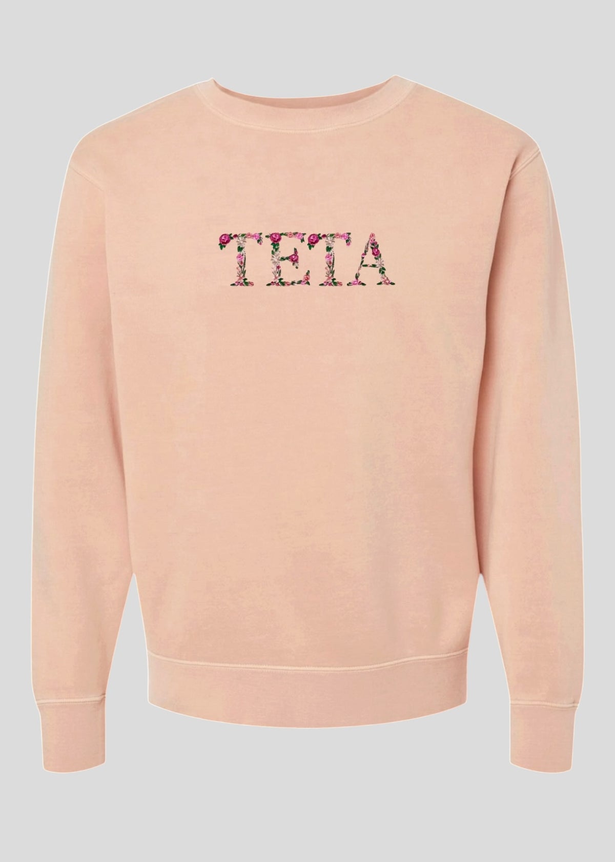 Embroidered Floral Teta Sweatshirts