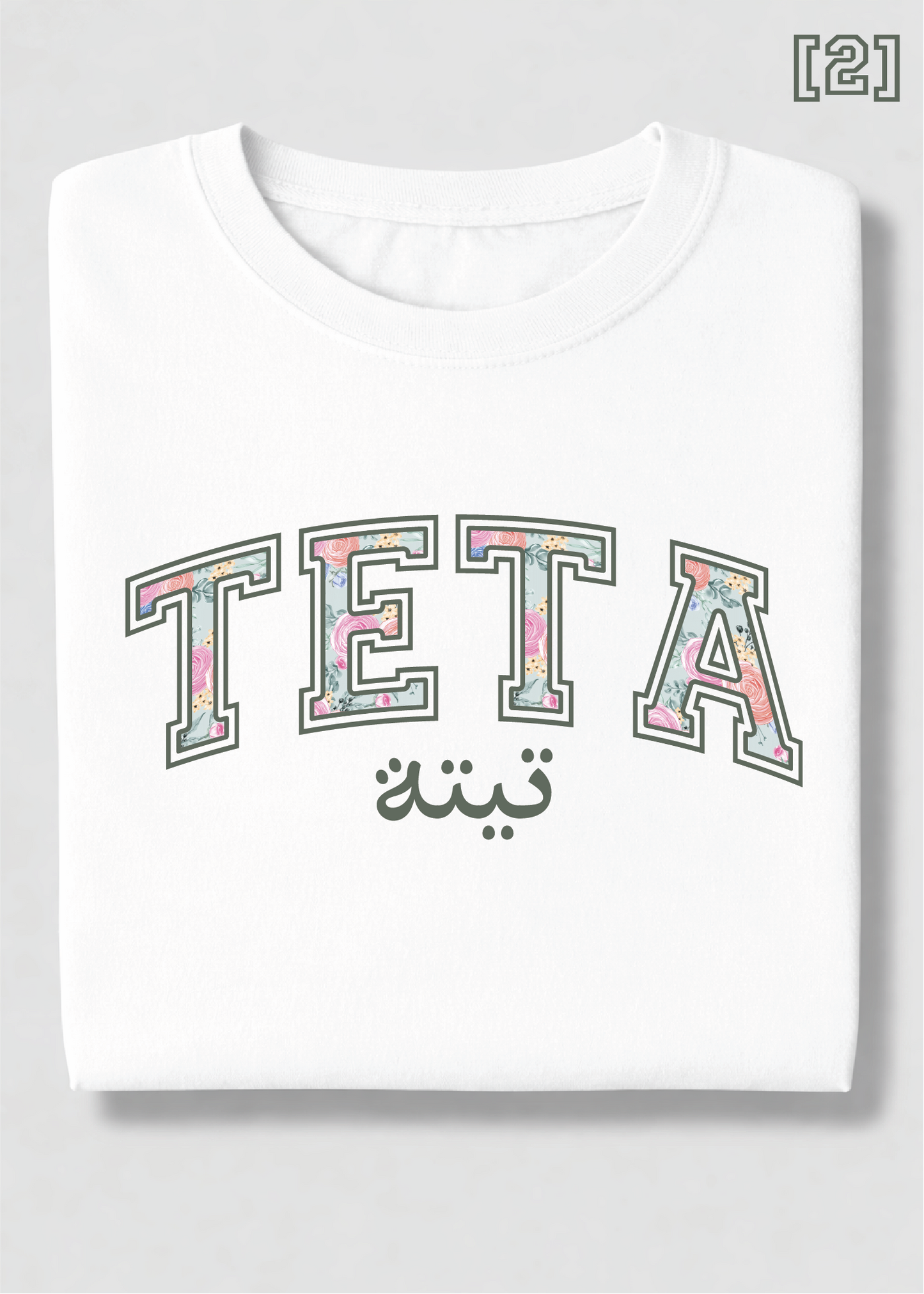 Floral Teta Tee
