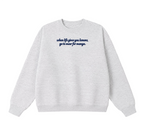 Embroidered When Life Gives You Lemons, Go To Masr For Manga Crewneck
