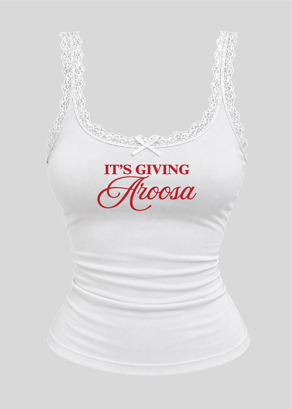 It's Giving Aroosa Lace Tank Top
