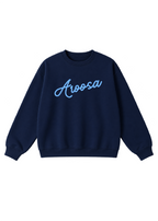 Aroosa Cursive Script Crewneck