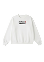 Embroidered I Left My Heart in Masr Crewneck