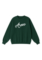 Arees Cursive Script Crewneck