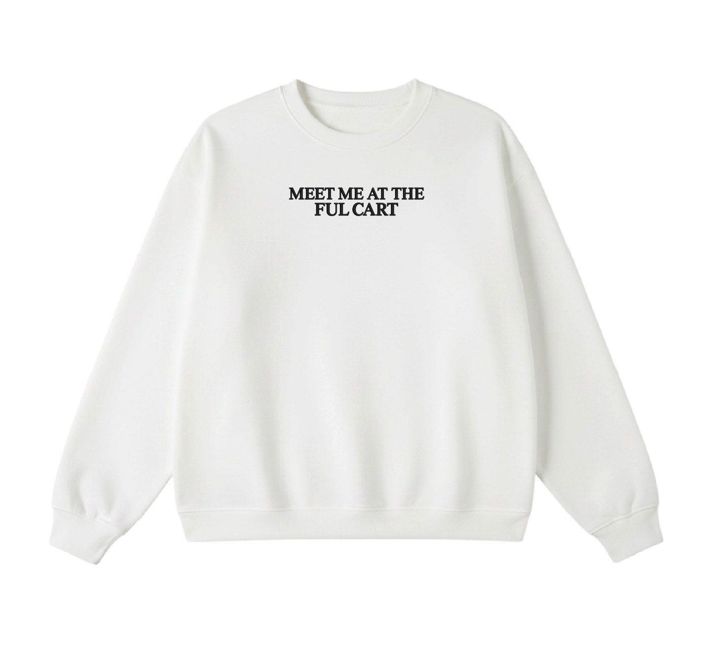 Embroidered Meet Me at the Ful Cart Crewneck
