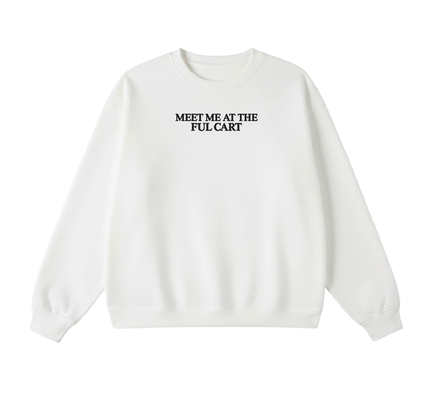 Embroidered Meet Me at the Ful Cart Crewneck