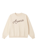 Aroosa Cursive Script Crewneck
