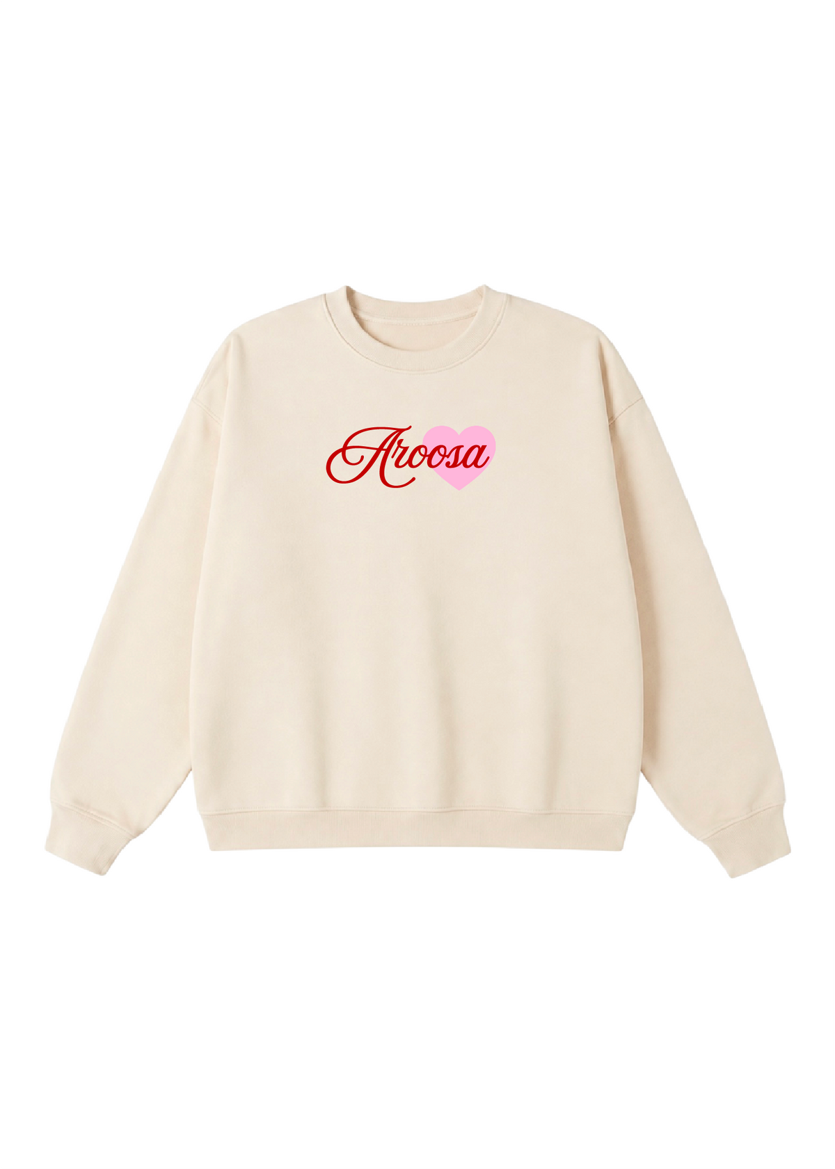 Aroosa Heart Crewneck