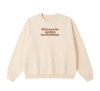 Embroidered I'd Choose to be Egyptian in Every Lifetime Crewneck