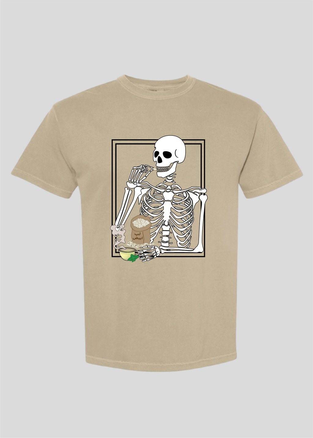 Skeleton Lib (Pumpkin Seeds) and Tea Tee