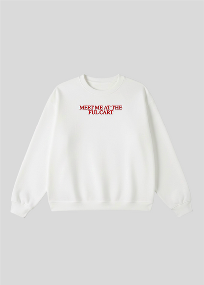 Embroidered Meet Me at the Ful Cart Crewneck