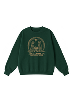 Christ Is Born Nativity Scene Crewneck