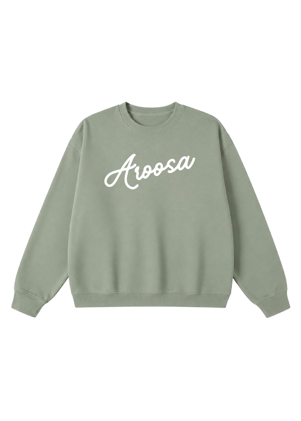 Aroosa Cursive Script Crewneck