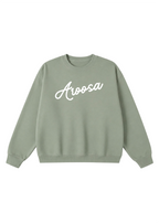 Aroosa Cursive Script Crewneck