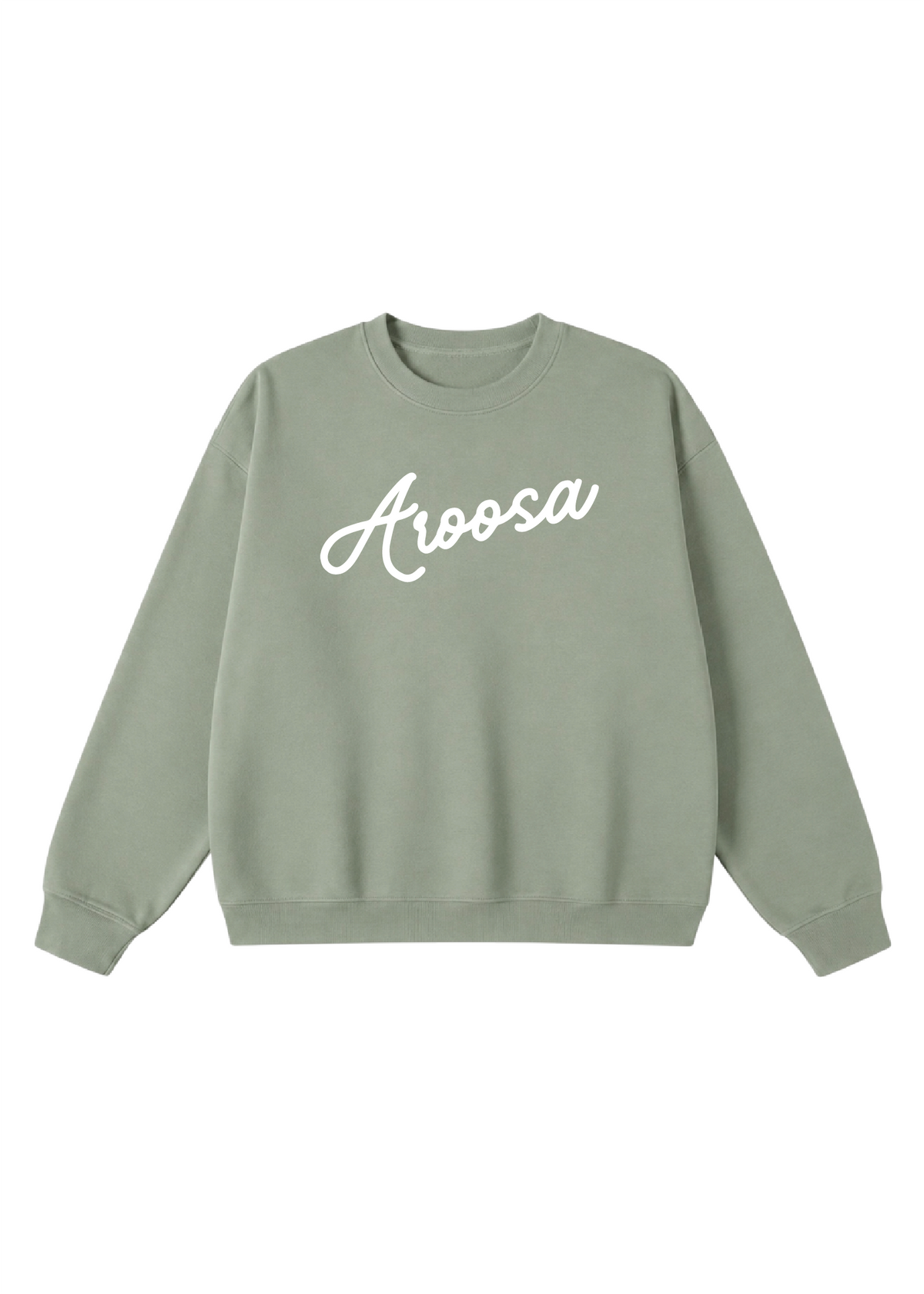 Aroosa Cursive Script Crewneck