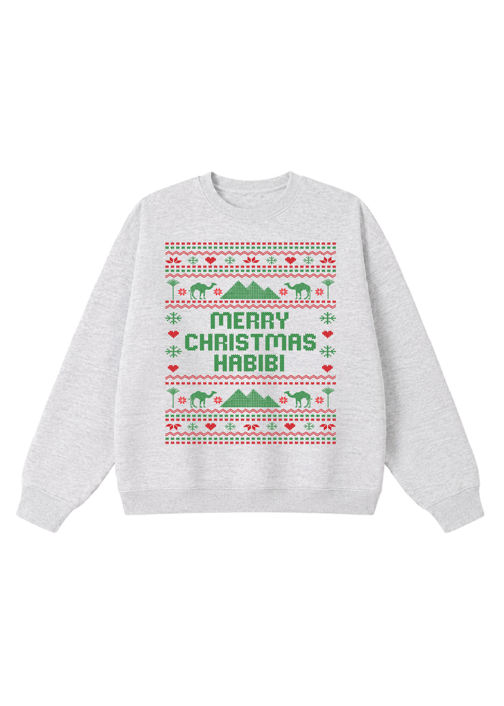 Merry Christmas Habibi - Ugly Christmas Crewneck