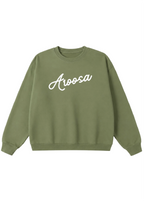Aroosa Cursive Script Crewneck