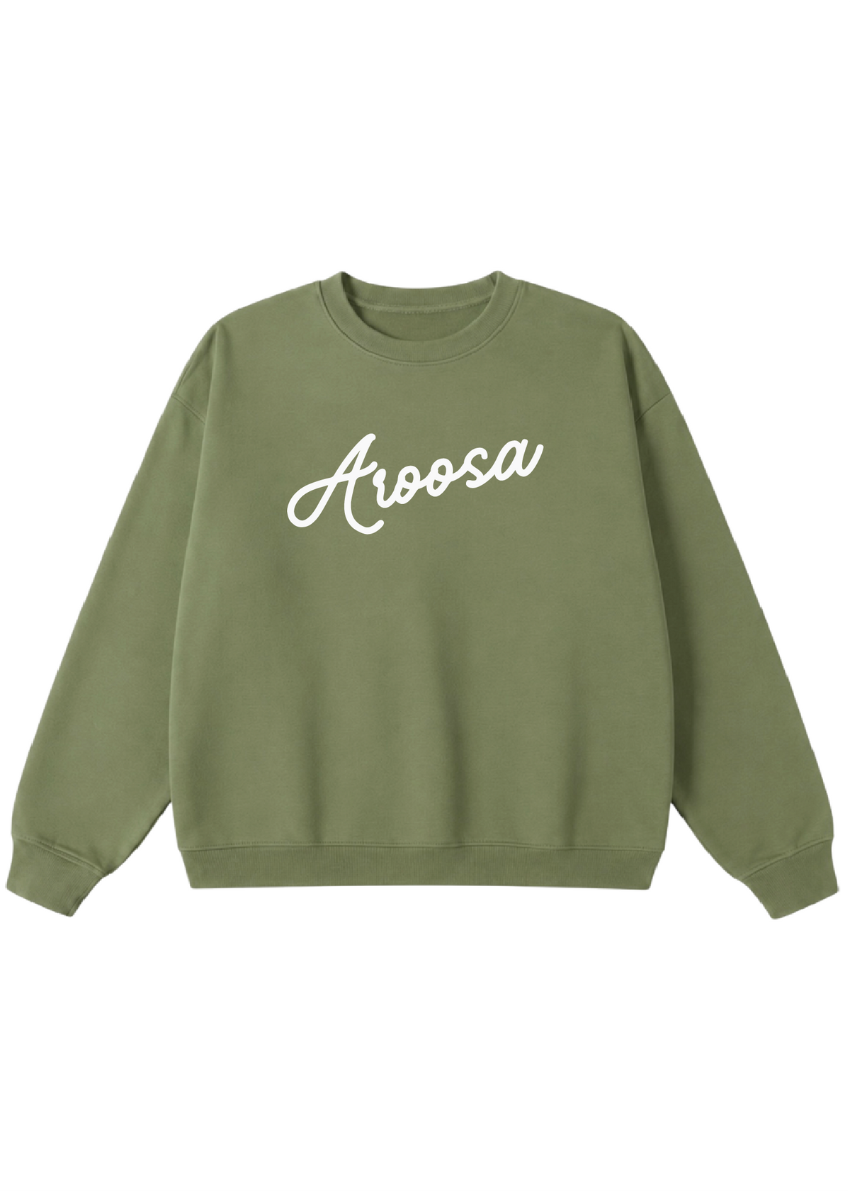 Aroosa Cursive Script Crewneck